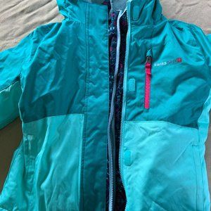 Swiss Tech Ski Coat for a girl bought new at Walmart with Removable In…
